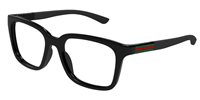 Montatura vista Gucci Uomo GG1738O001-BLACK-BLACK-TRANSPARENT52 - GG1738O001-BLACK-BLACK-TRANSPARENT52